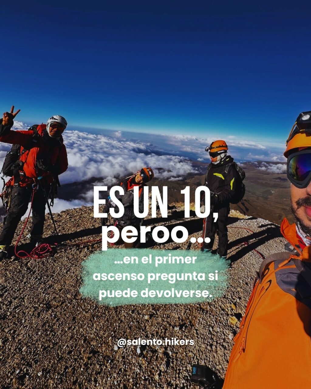 Instagram post from salento.hikers. This post is in position 4.