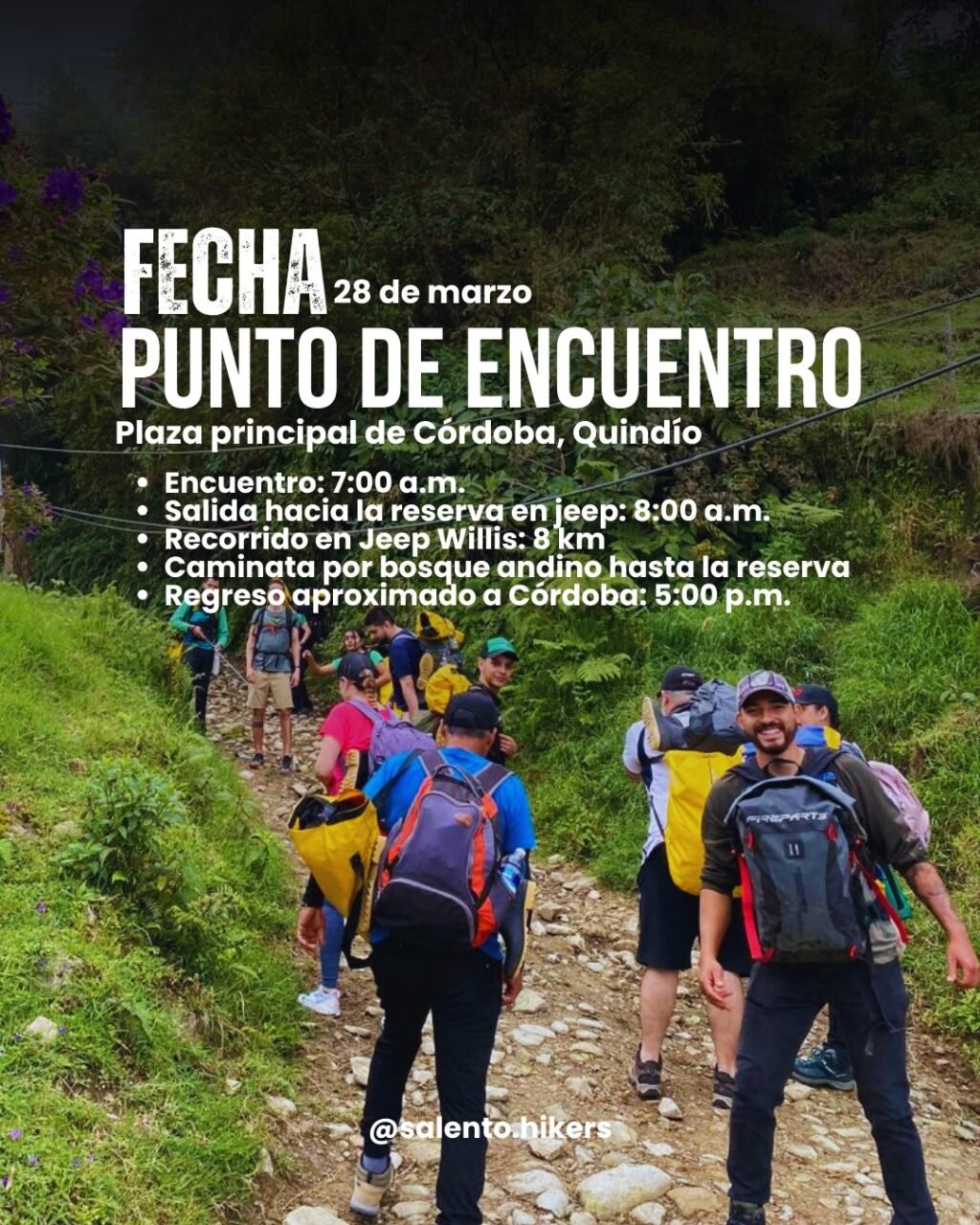 Instagram post from salento.hikers. This post is in position 2.