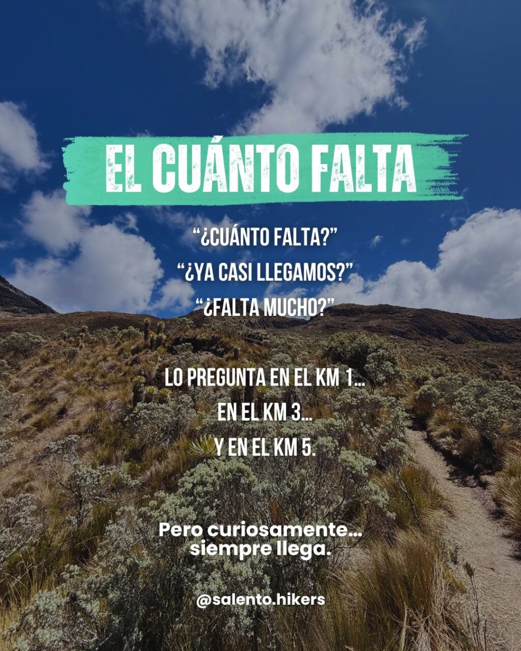 Instagram post from salento.hikers. This post is in position 1.