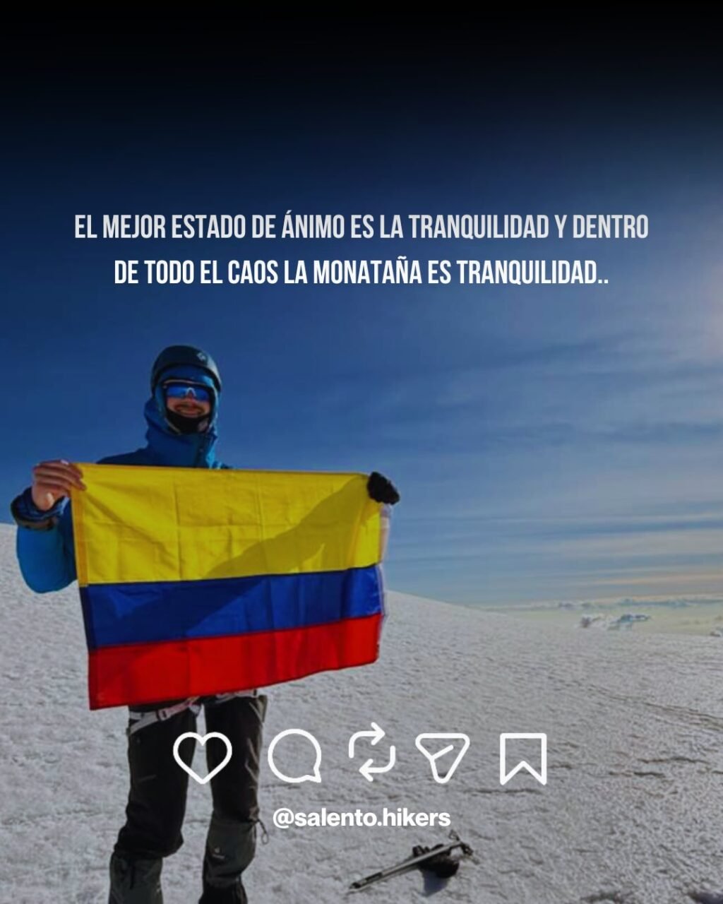 Instagram post from salento.hikers. This post is in position 4.