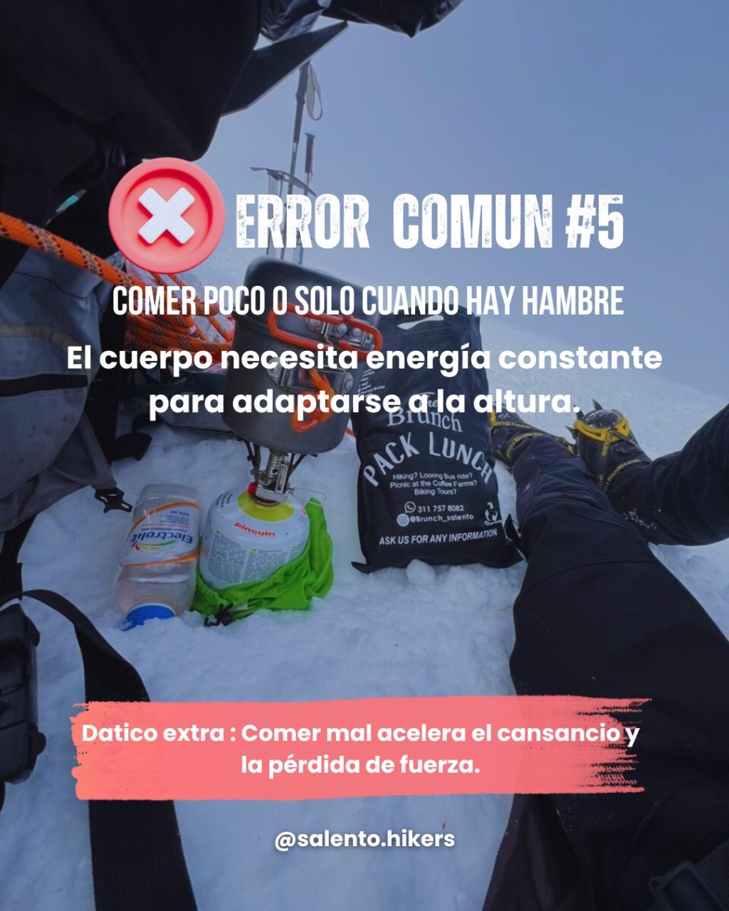 Instagram post from salento.hikers. This post is in position 5.