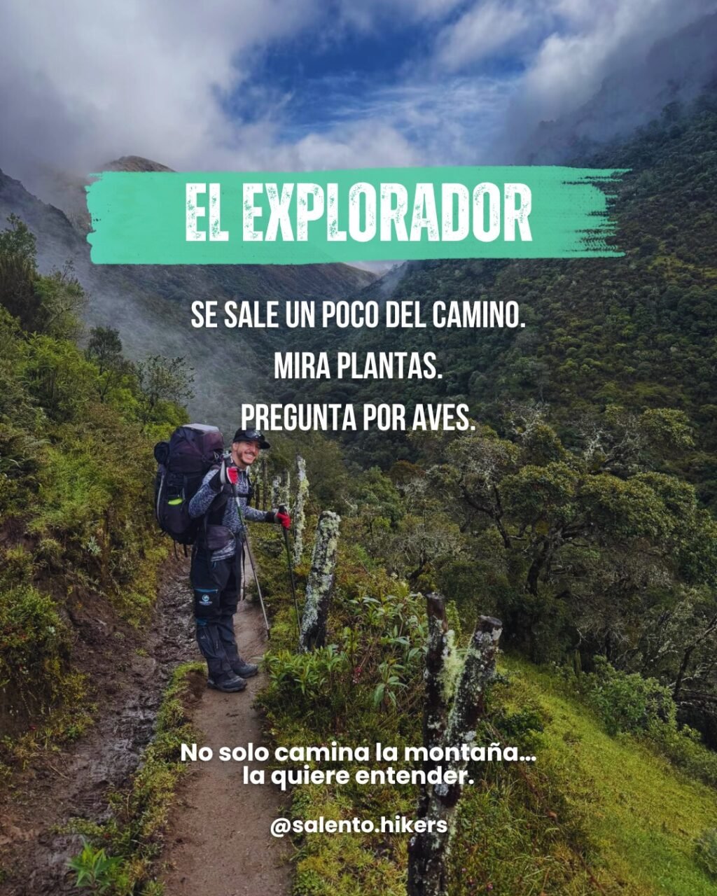 Instagram post from salento.hikers. This post is in position 3.