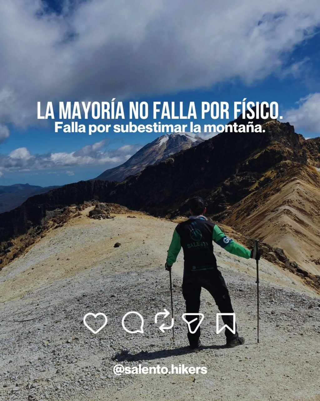 Instagram post from salento.hikers. This post is in position 8.