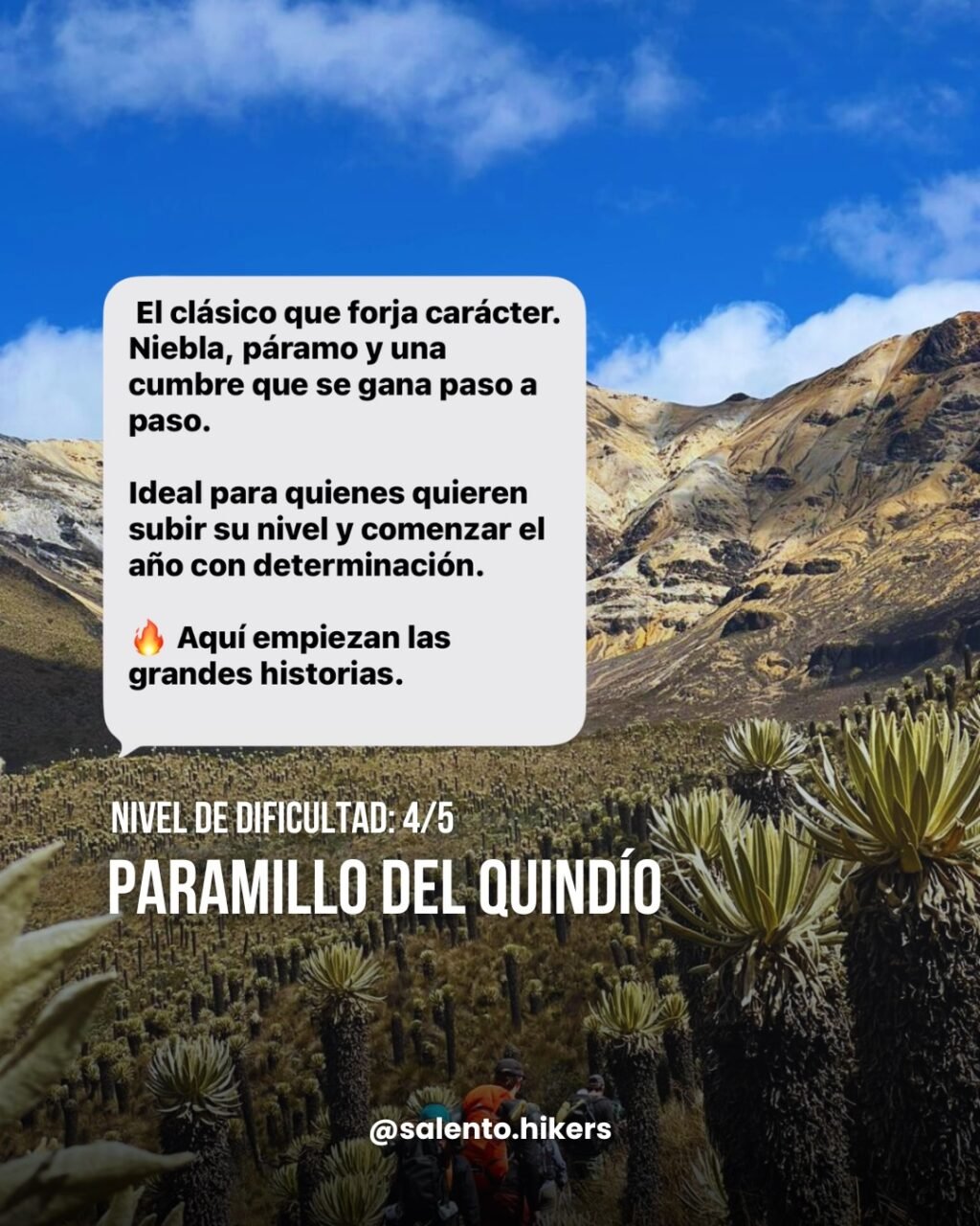 Instagram post from salento.hikers. This post is in position 1.