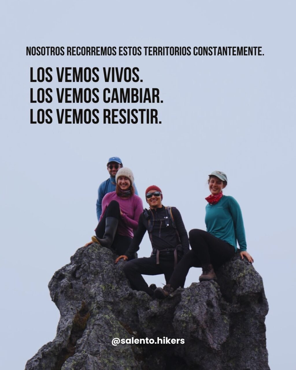 Instagram post from salento.hikers. This post is in position 5.