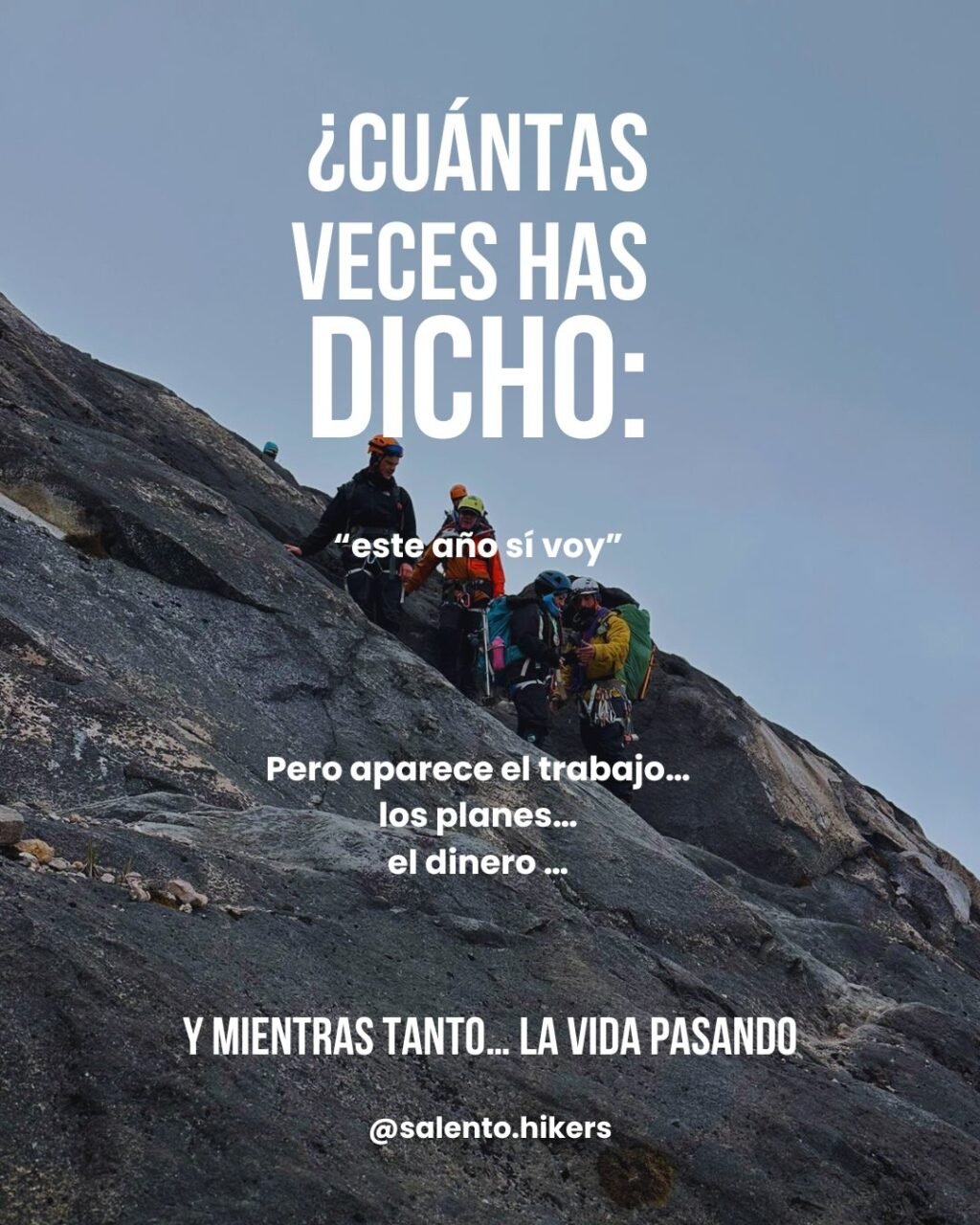 Instagram post from salento.hikers. This post is in position 1.