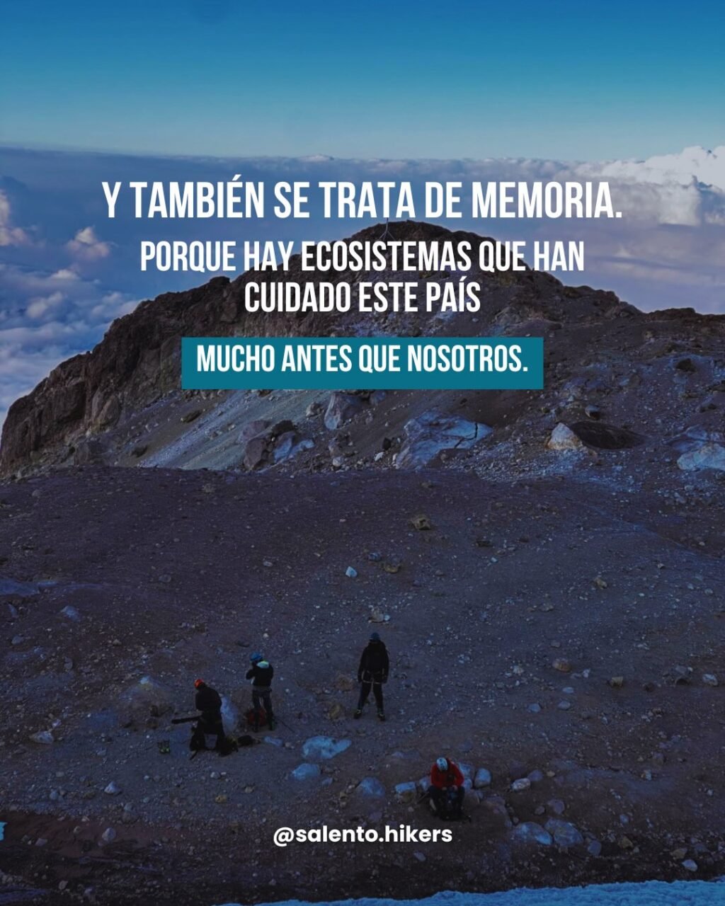 Instagram post from salento.hikers. This post is in position 4.
