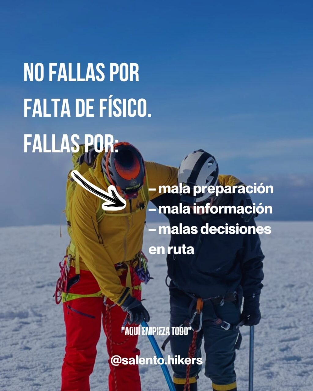 Instagram post from salento.hikers. This post is in position 1.