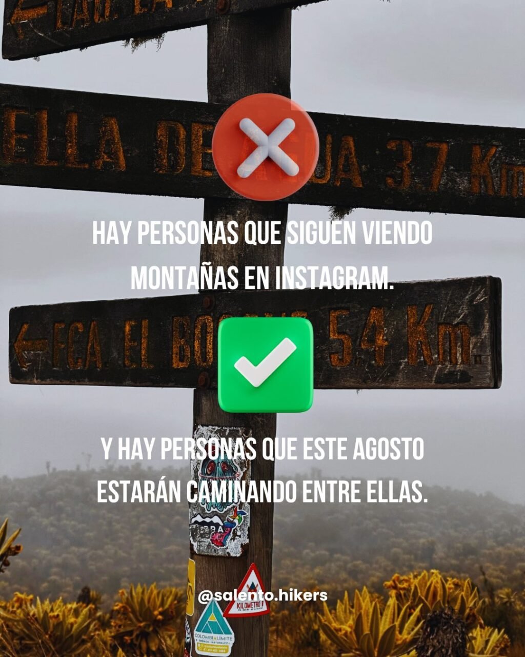 Instagram post from salento.hikers. This post is in position 2.