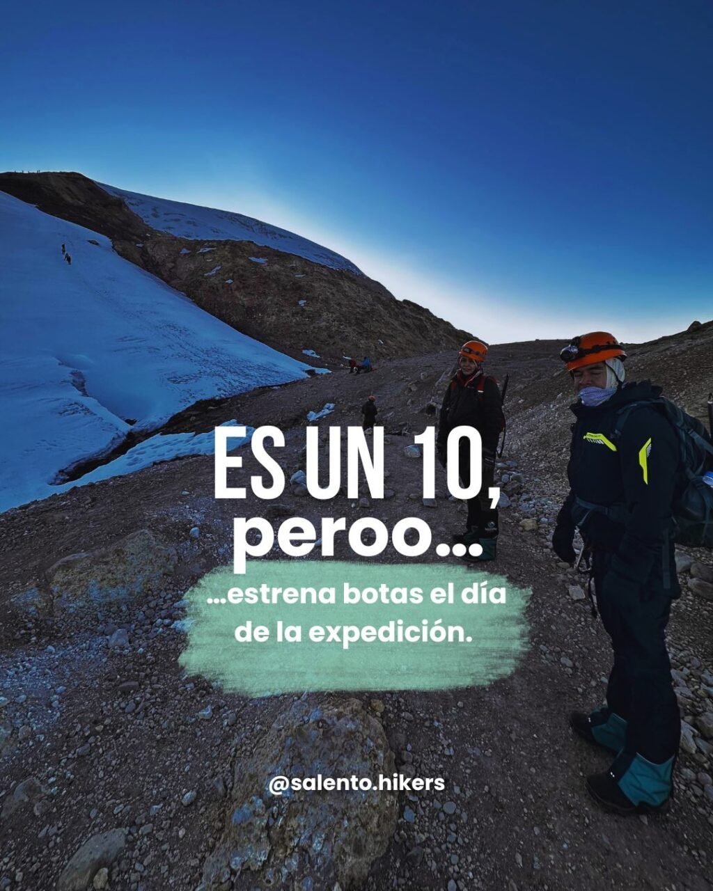 Instagram post from salento.hikers. This post is in position 1.