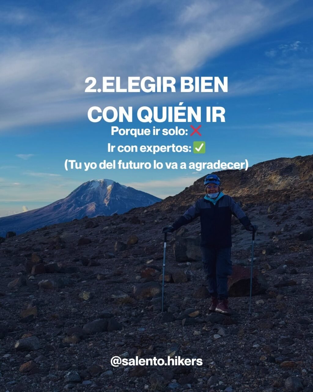 Instagram post from salento.hikers. This post is in position 2.