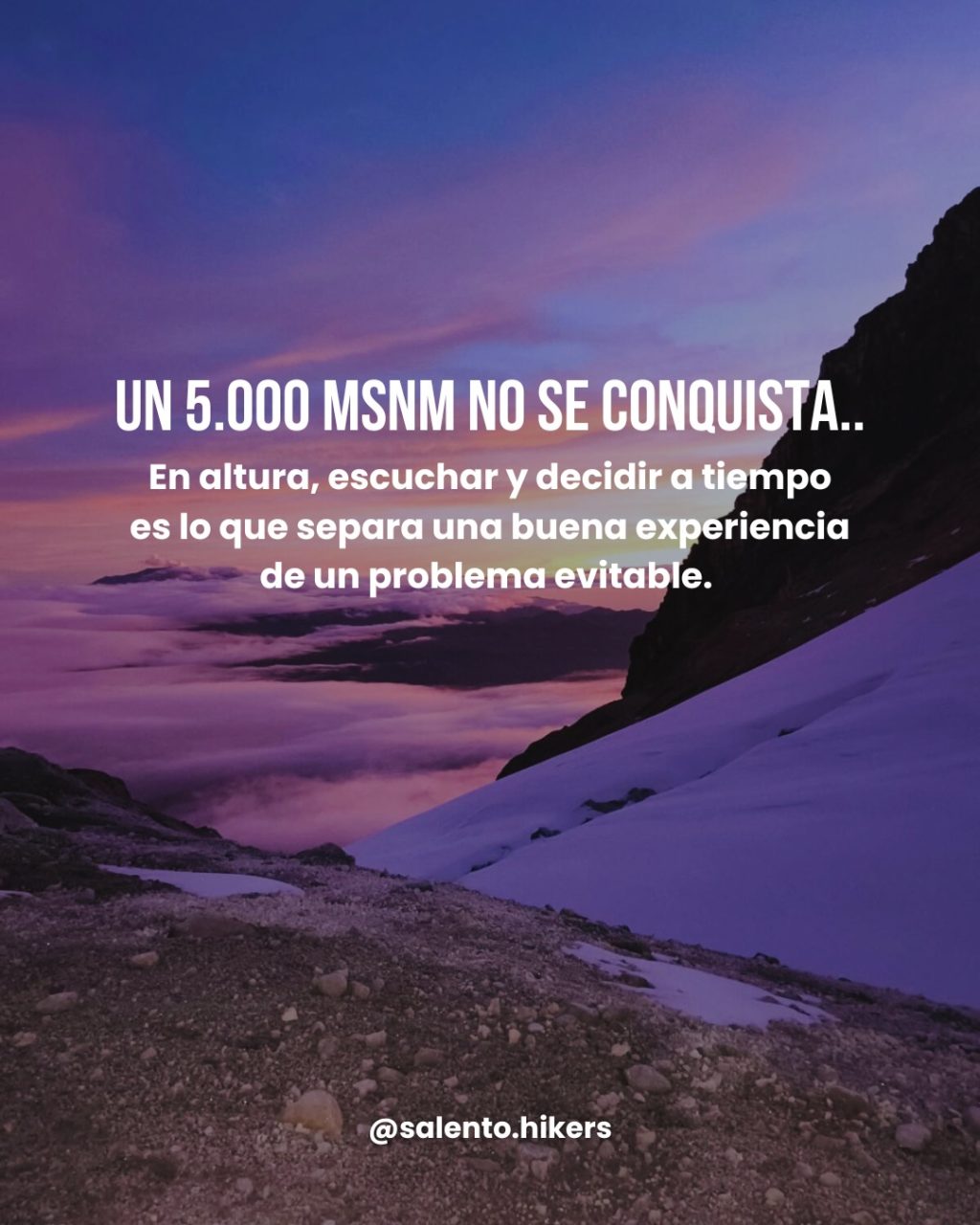 Instagram post from salento.hikers. This post is in position 7.