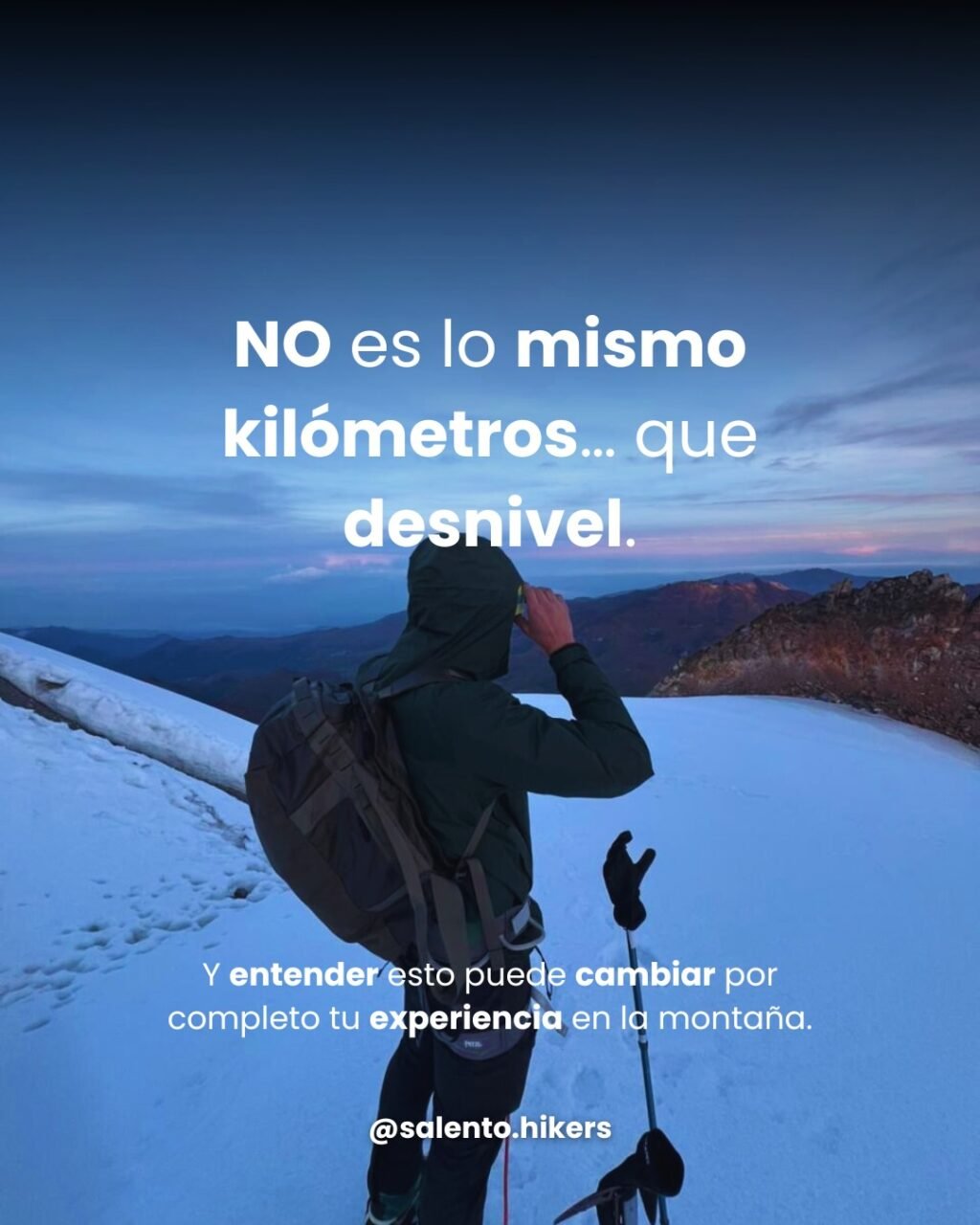 Instagram post from salento.hikers. This post is in position 1.