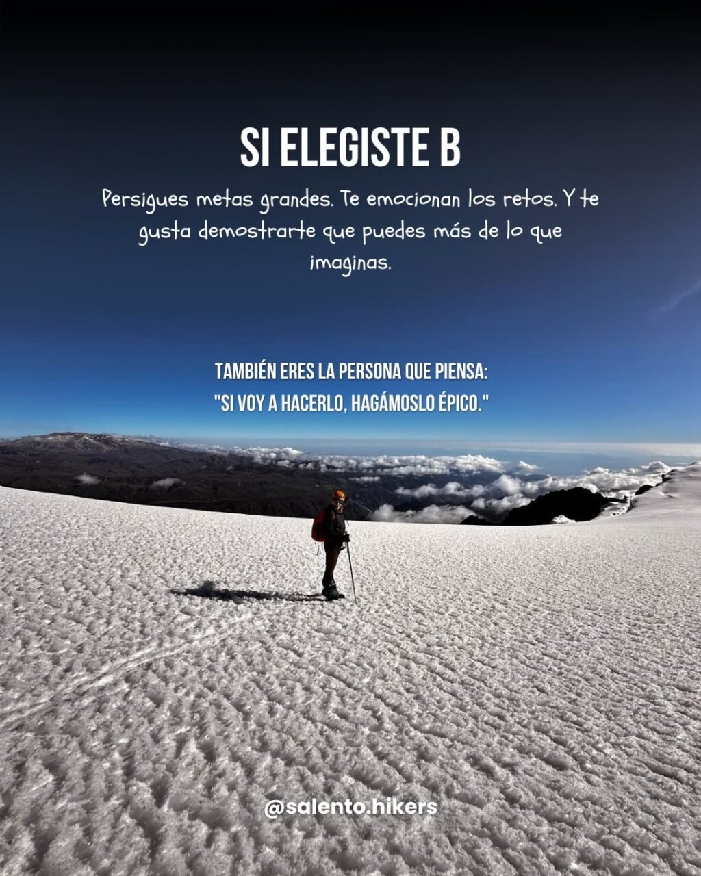 Instagram post from salento.hikers. This post is in position 4.