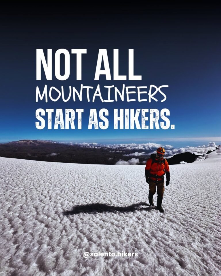 Instagram post from salento.hikers. This post is in position 1.